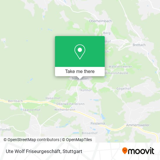 Ute Wolf Friseurgeschäft map