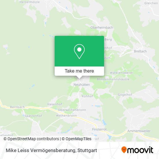 Mike Leiss Vermögensberatung map