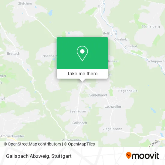 Карта Gailsbach Abzweig