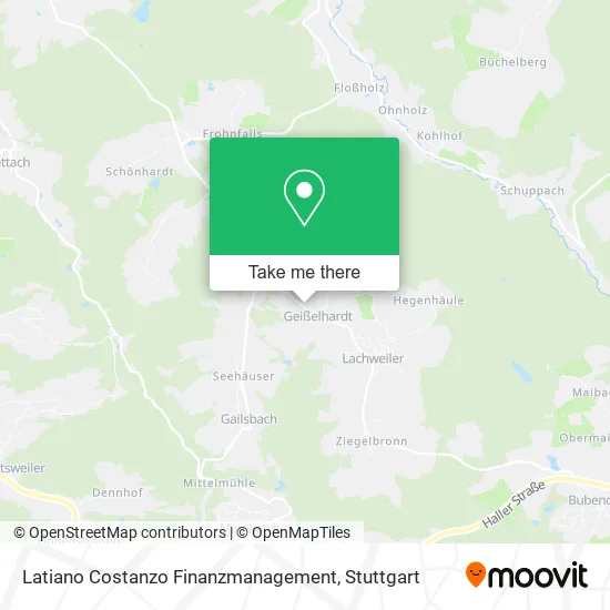 Карта Latiano Costanzo Finanzmanagement