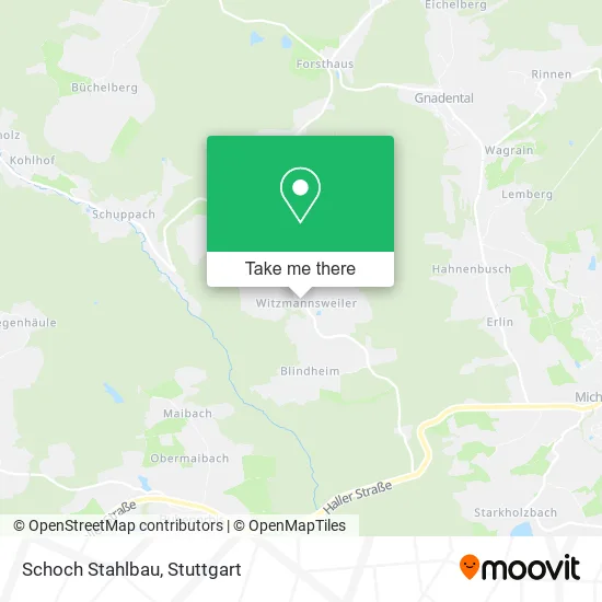 Карта Schoch Stahlbau
