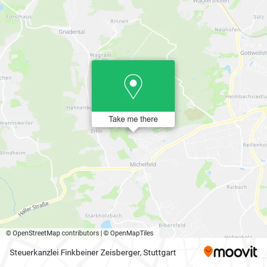 Карта Steuerkanzlei Finkbeiner Zeisberger