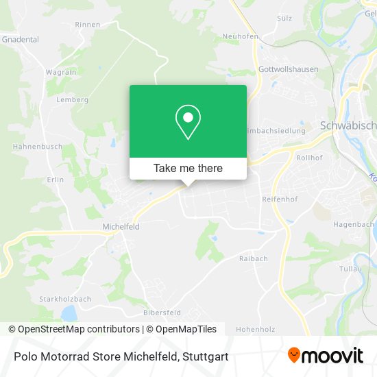 Polo Motorrad Store Michelfeld map