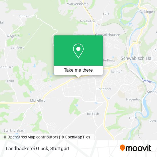 Landbäckerei Glück map