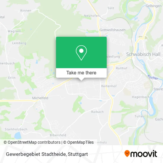 Карта Gewerbegebiet Stadtheide