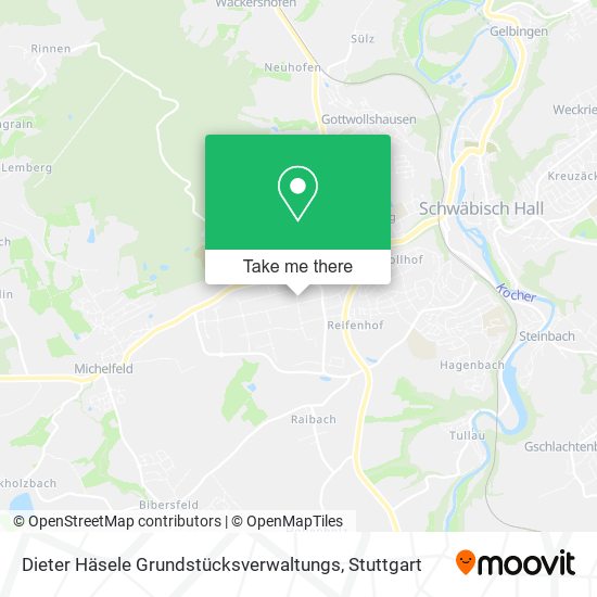 Dieter Häsele Grundstücksverwaltungs map