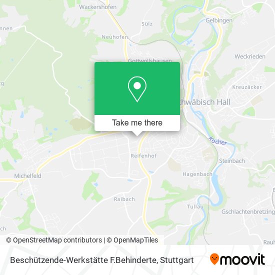 Beschützende-Werkstätte F.Behinderte map