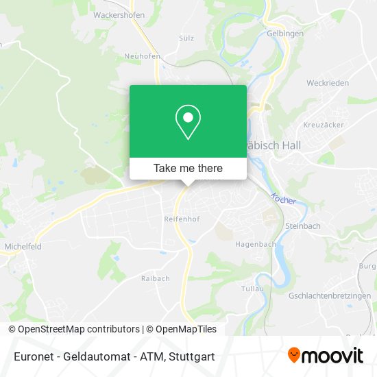 Euronet - Geldautomat - ATM map