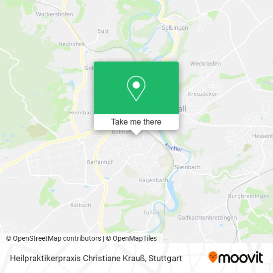 Карта Heilpraktikerpraxis Christiane Krauß