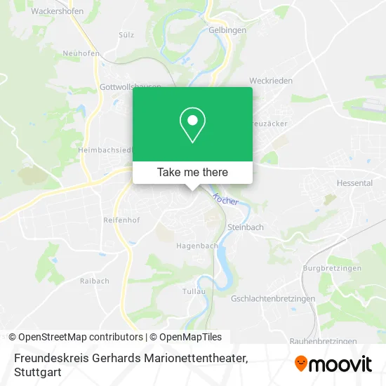 Карта Freundeskreis Gerhards Marionettentheater