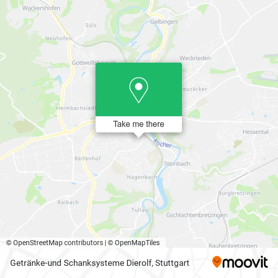 Карта Getränke-und Schanksysteme Dierolf