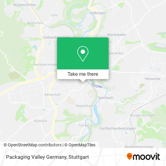 Карта Packaging Valley Germany