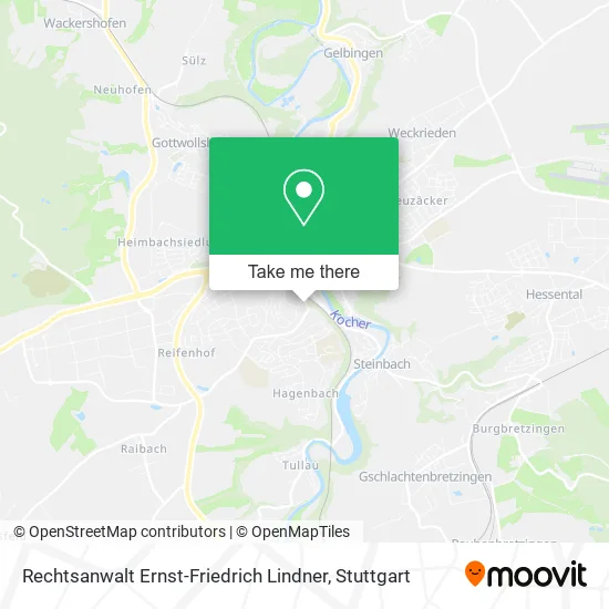 Карта Rechtsanwalt Ernst-Friedrich Lindner