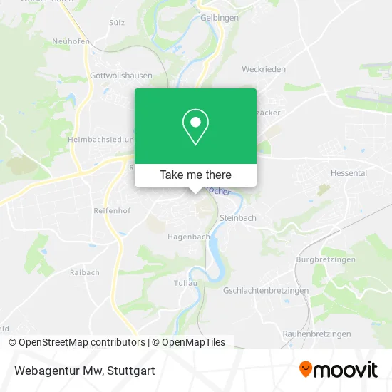 Карта Webagentur Mw