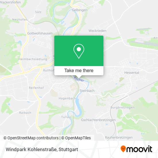 Windpark Kohlenstraße map