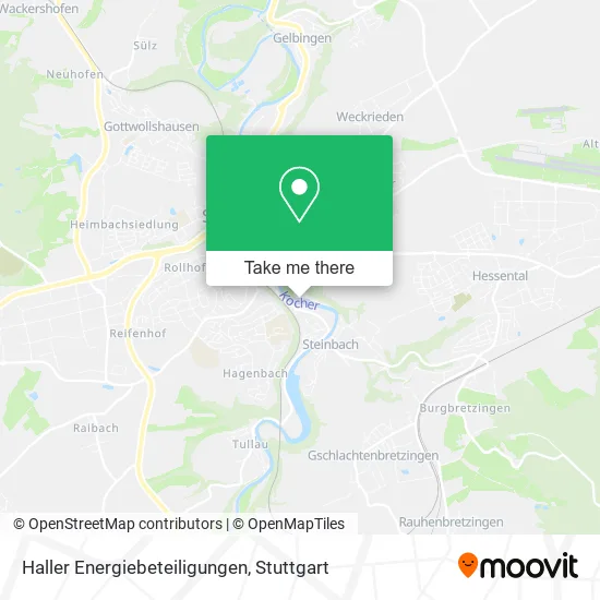 Карта Haller Energiebeteiligungen