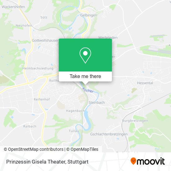 Prinzessin Gisela Theater map