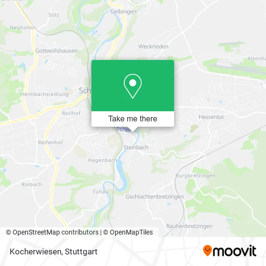 Карта Kocherwiesen