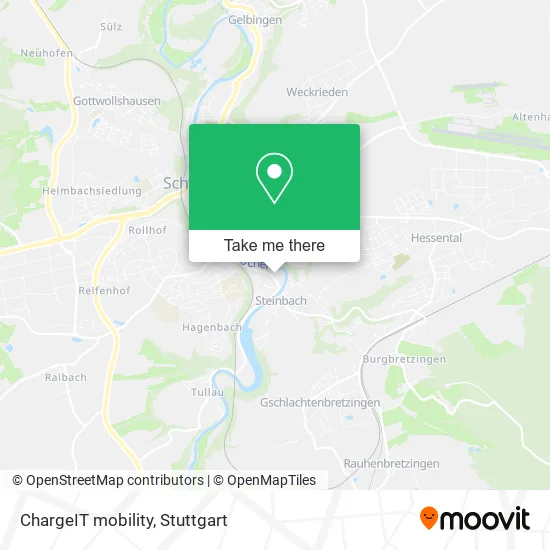 ChargeIT mobility map