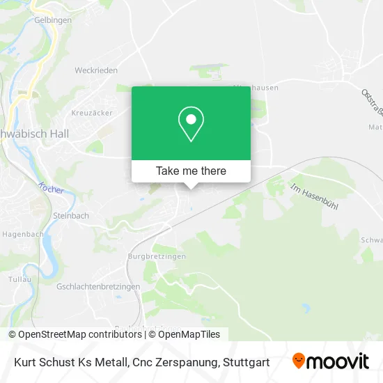Карта Kurt Schust Ks Metall, Cnc Zerspanung