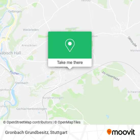 Карта Gronbach Grundbesitz