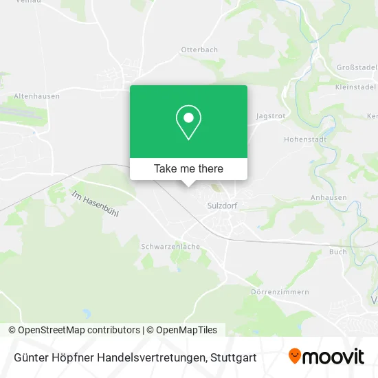Карта Günter Höpfner Handelsvertretungen