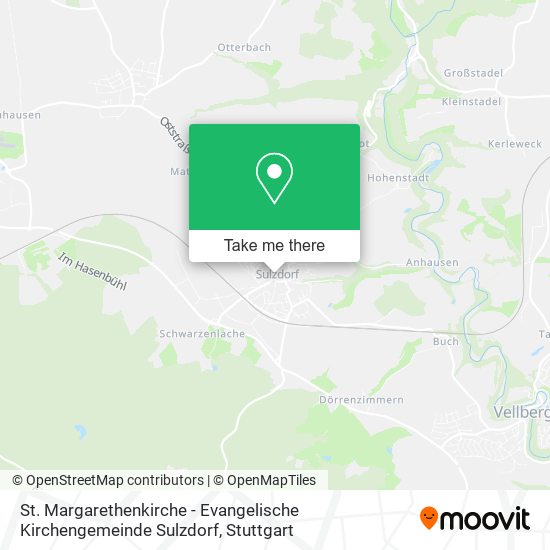 St. Margarethenkirche - Evangelische Kirchengemeinde Sulzdorf map
