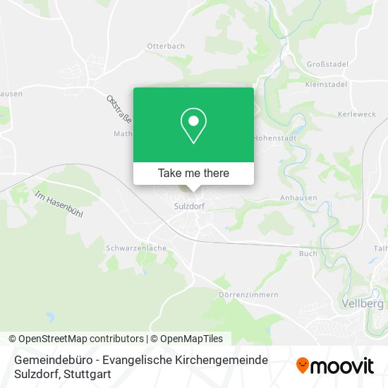 Gemeindebüro - Evangelische Kirchengemeinde Sulzdorf map
