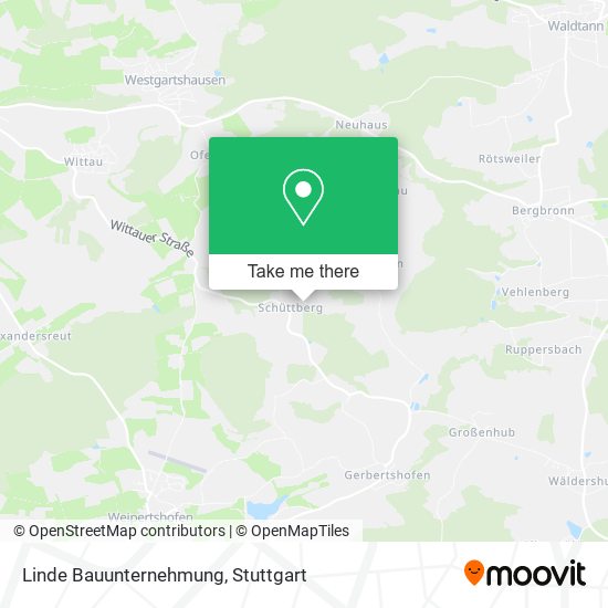 Linde Bauunternehmung map