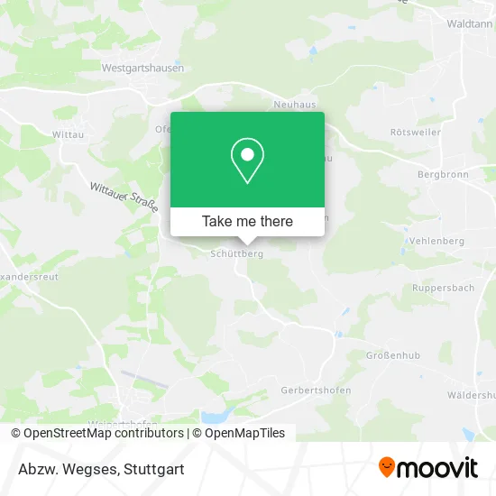 Карта Abzw. Wegses