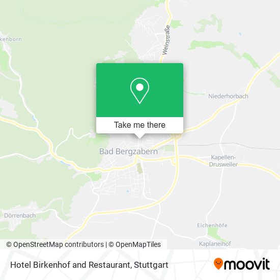 Hotel Birkenhof and Restaurant map