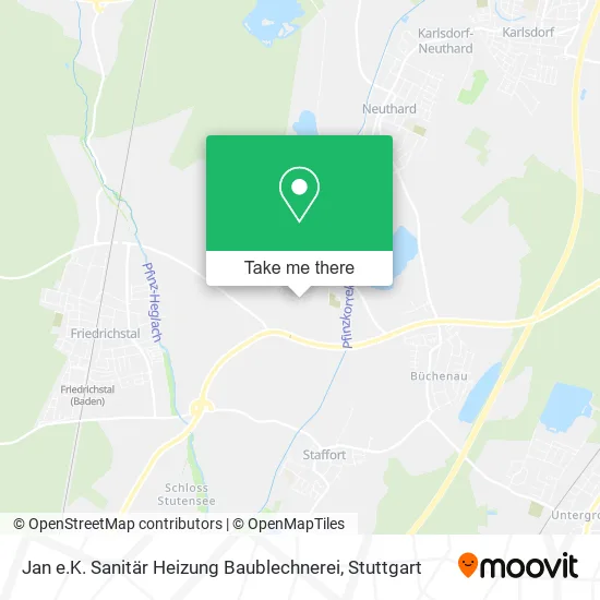 Карта Jan e.K. Sanitär Heizung Baublechnerei