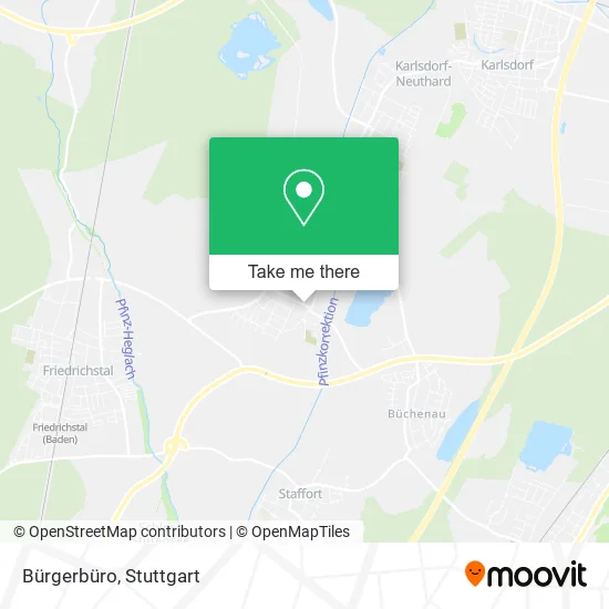 Карта Bürgerbüro