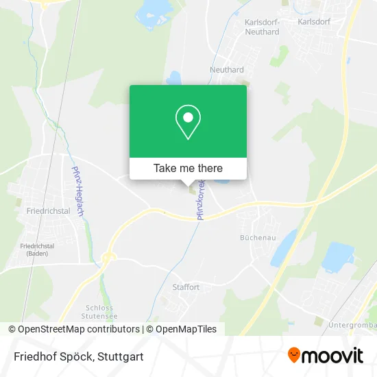 Карта Friedhof Spöck
