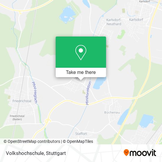 Volkshochschule map