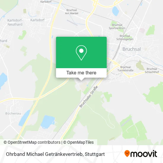 Карта Ohrband Michael Getränkevertrieb
