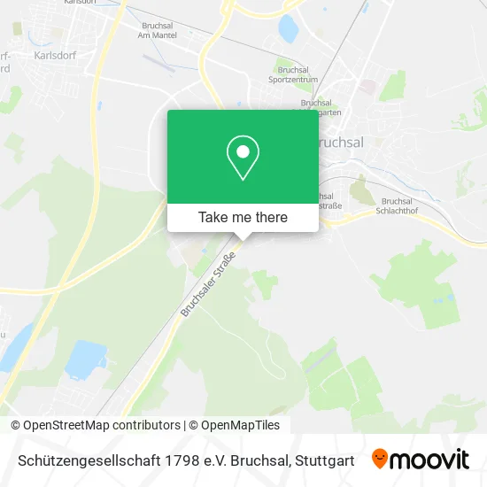 Карта Schützengesellschaft 1798 e.V. Bruchsal