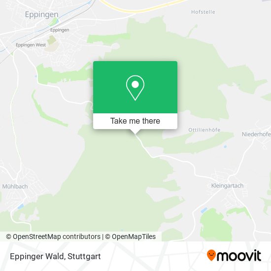 Eppinger Wald map