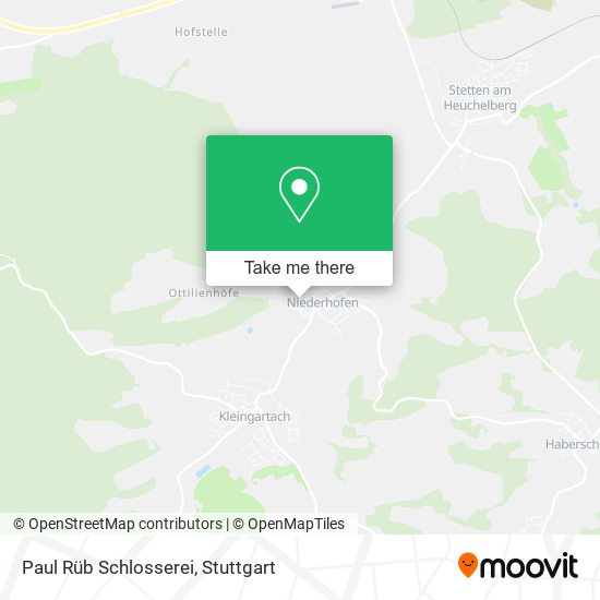 Paul Rüb Schlosserei map