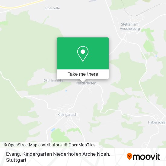 Evang. Kindergarten Niederhofen Arche Noah map