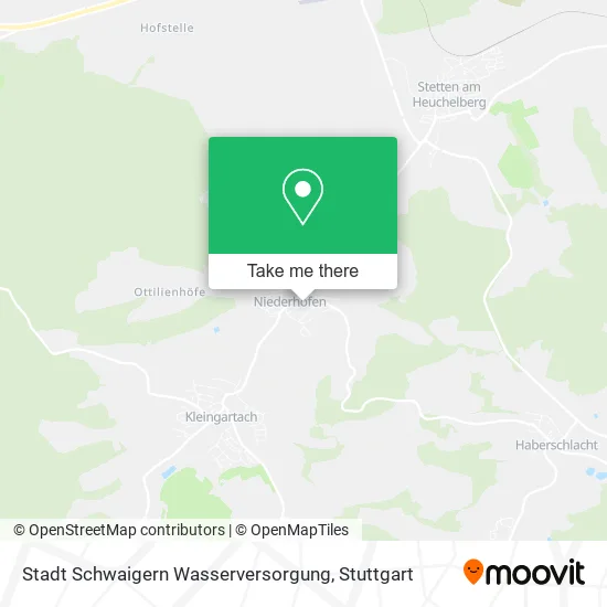 Карта Stadt Schwaigern Wasserversorgung