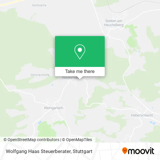 Карта Wolfgang Haas Steuerberater