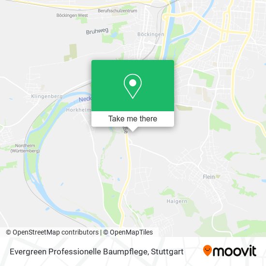 Evergreen Professionelle Baumpflege map