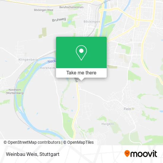 Карта Weinbau Weis