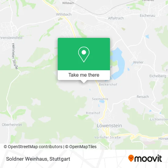 Карта Soldner Weinhaus