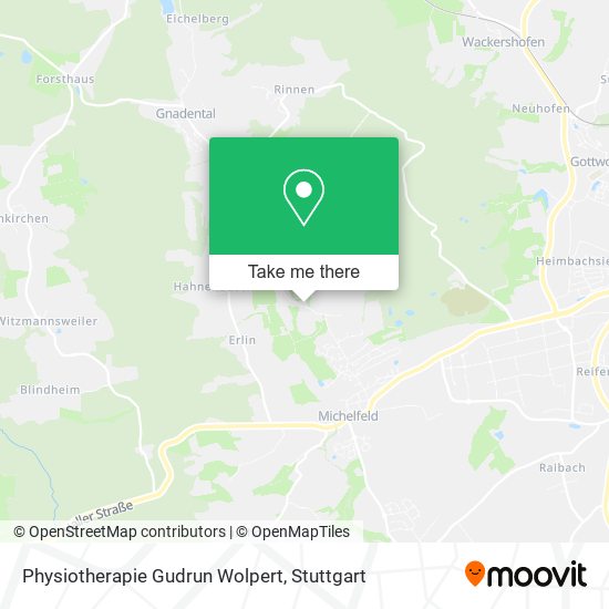Physiotherapie Gudrun Wolpert map