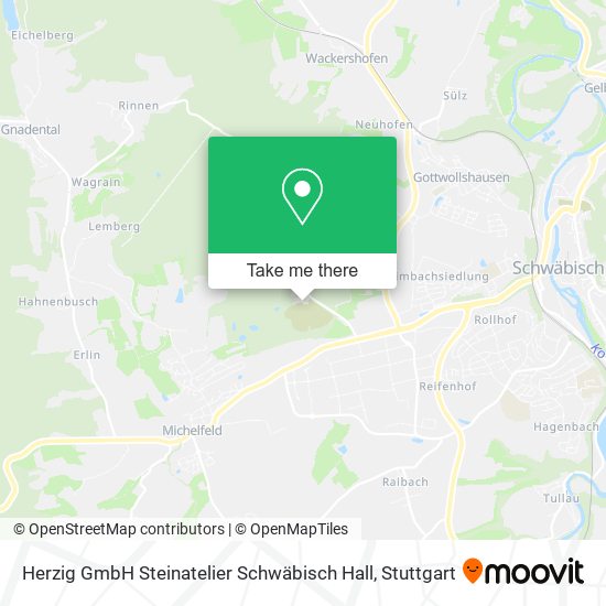 Herzig GmbH Steinatelier Schwäbisch Hall map