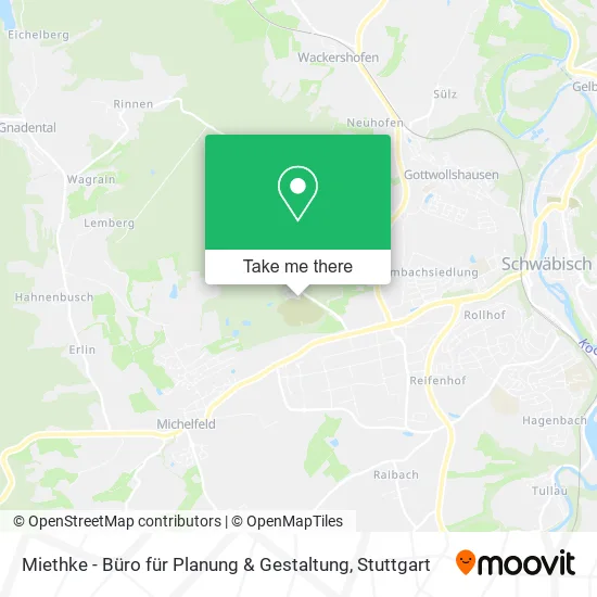 Карта Miethke - Büro für Planung & Gestaltung