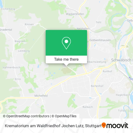 Карта Krematorium am Waldfriedhof Jochen Lutz