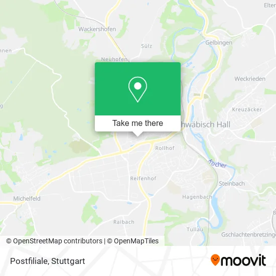 Карта Postfiliale